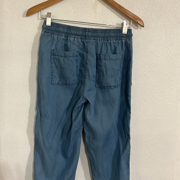 Thread and supply jogger, rouge, ankle XS elastic comfort lagan Chambrey blue - Picture 4 of 6